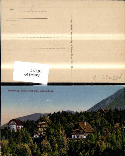 163745,Semmering Villenviertel b. Südbahnhotel