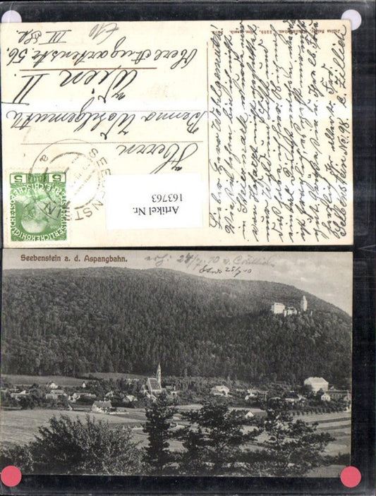 163763,Seebenstein a. d. Aspangbahn 1910