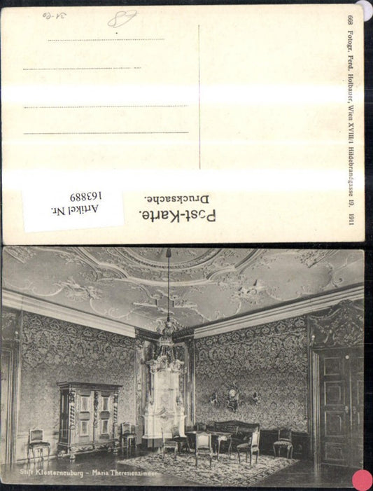 163889,Stift Klosterneuburg Innenansicht Maria Theresienzimmer