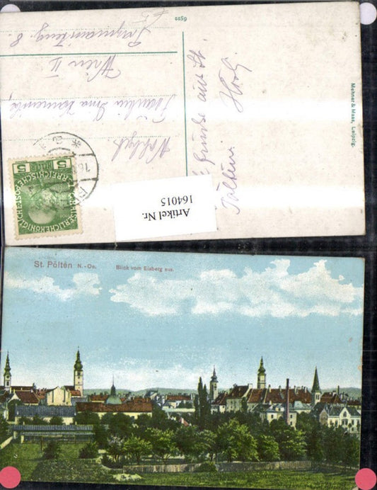 164015,St Pölten Blick v. Eisberg aus