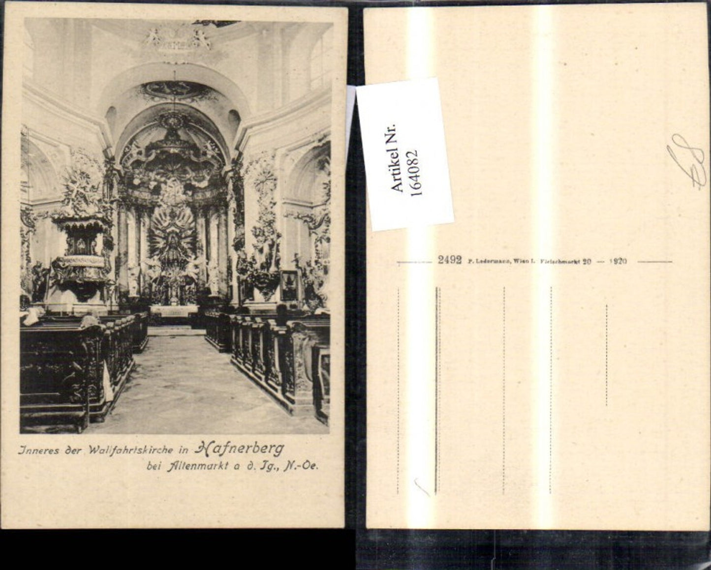 164082,Hafnerberg b. Altenberg Wallfahrtskirche Innenansicht