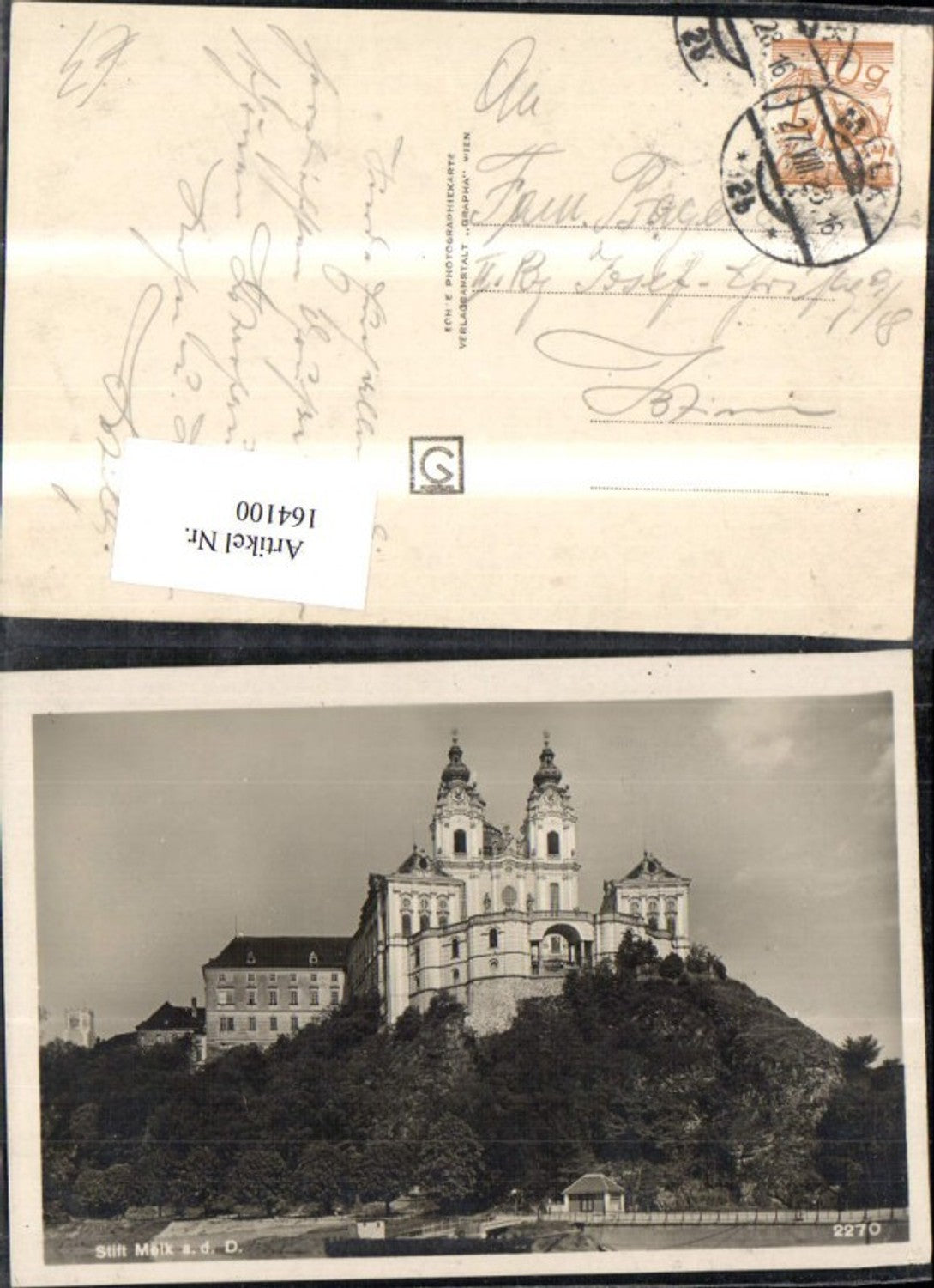 164100,Stift Melk 1928