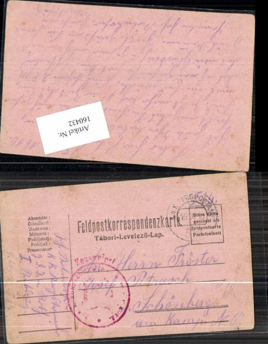 Alte Ansichtskarte – Old Postcard