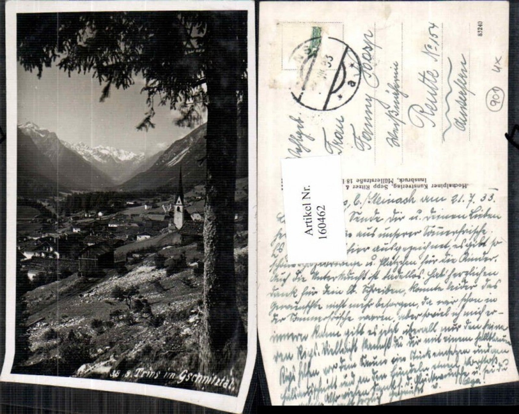 Alte Ansichtskarte – Old Postcard
