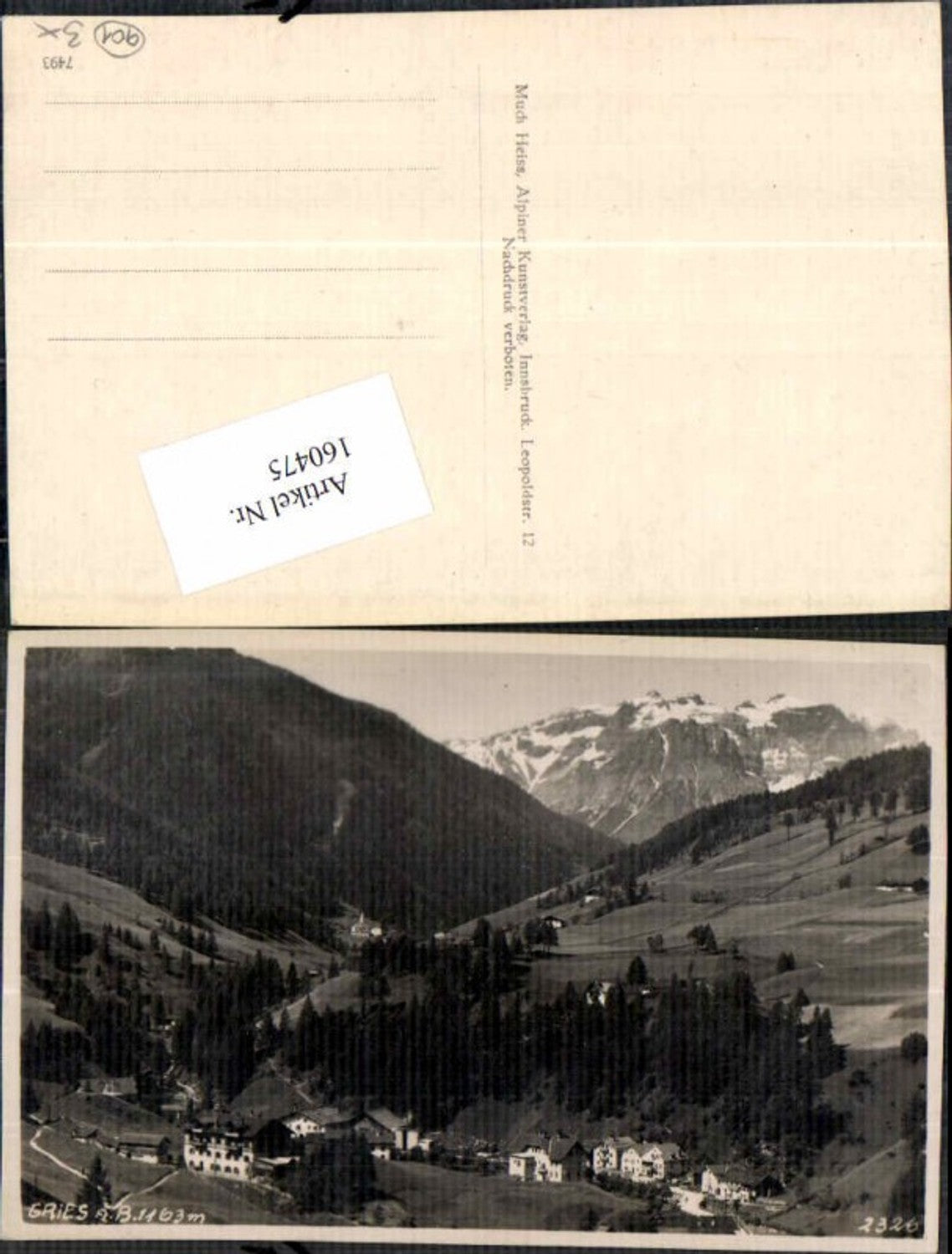 Alte Ansichtskarte – Old Postcard