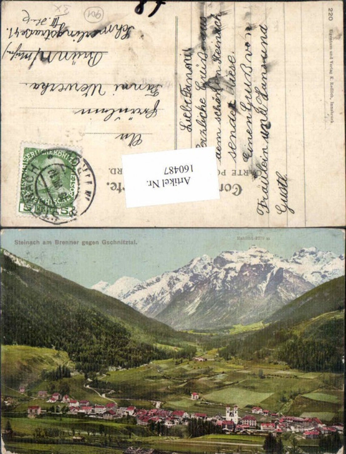 Alte Ansichtskarte – Old Postcard