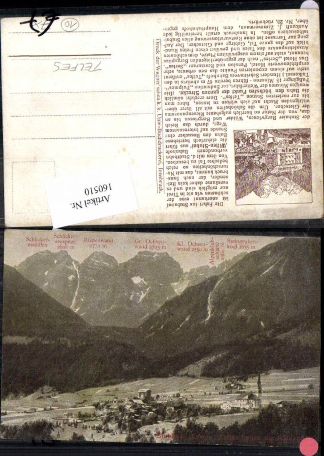 Alte Ansichtskarte – Old Postcard