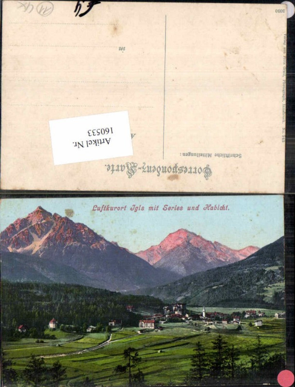 Alte Ansichtskarte – Old Postcard