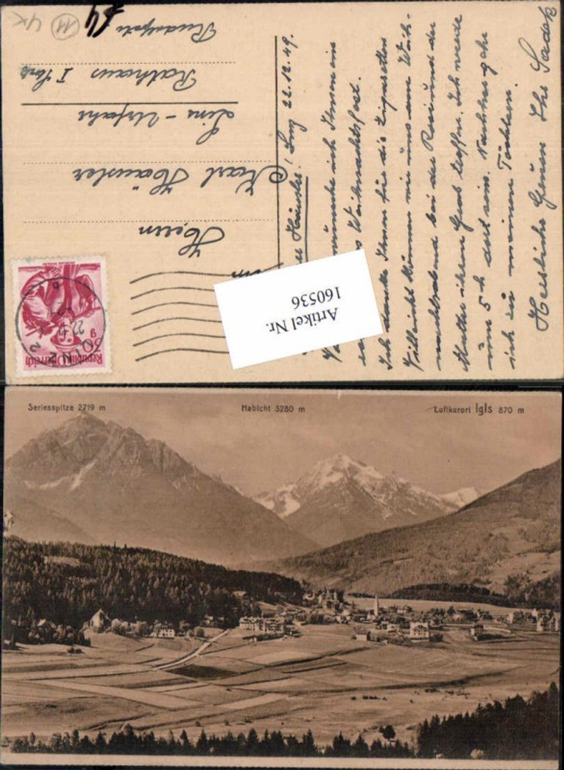 Alte Ansichtskarte – Old Postcard