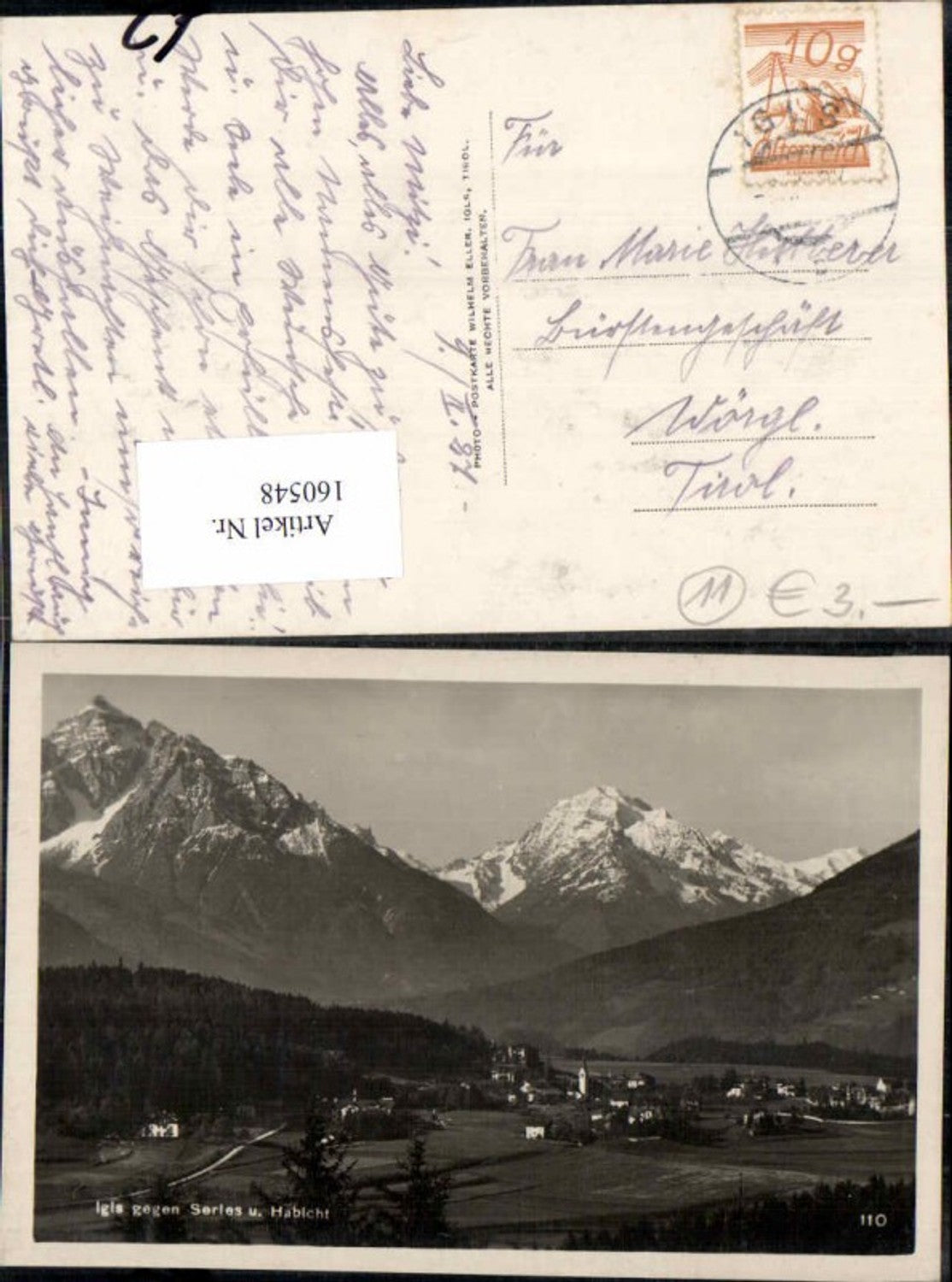 Alte Ansichtskarte – Old Postcard
