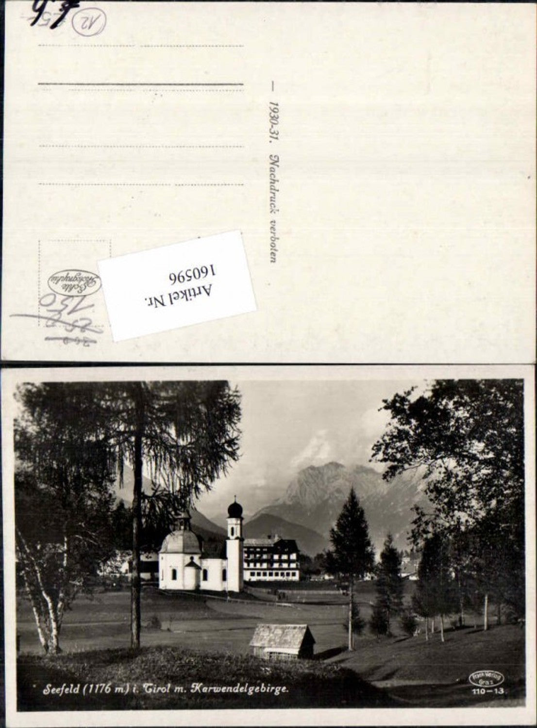 Alte Ansichtskarte – Old Postcard
