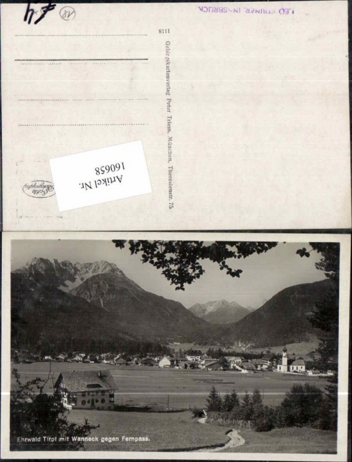 Alte Ansichtskarte – Old Postcard