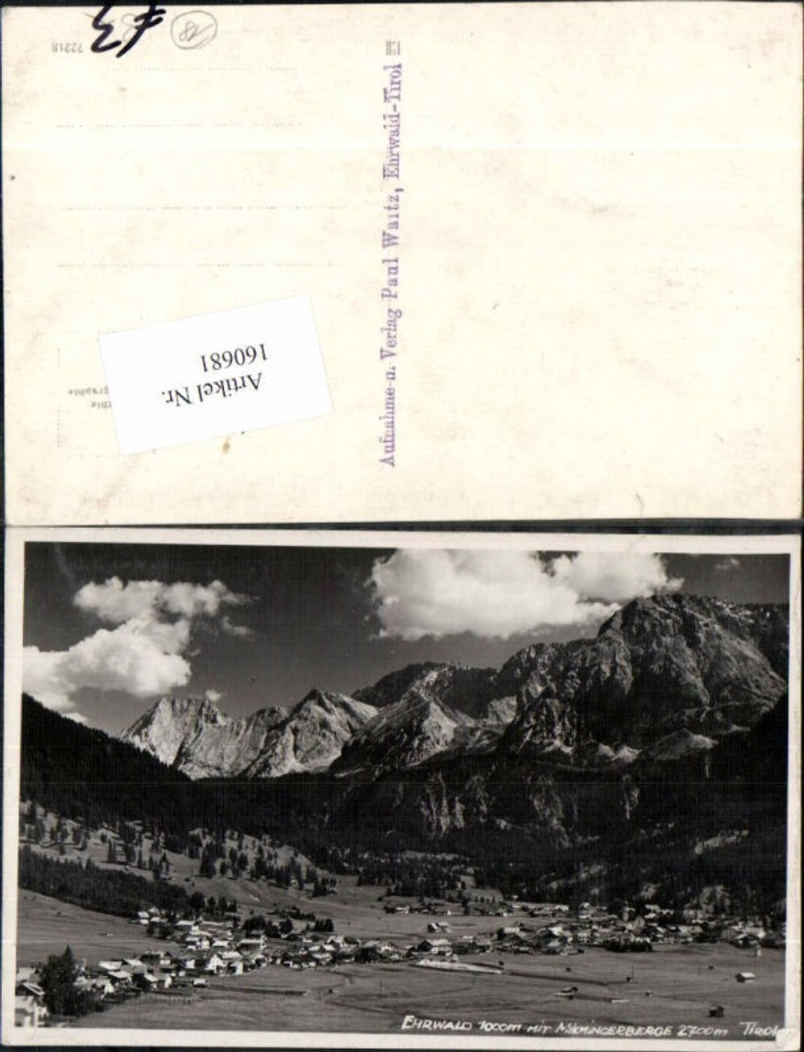 Alte Ansichtskarte – Old Postcard