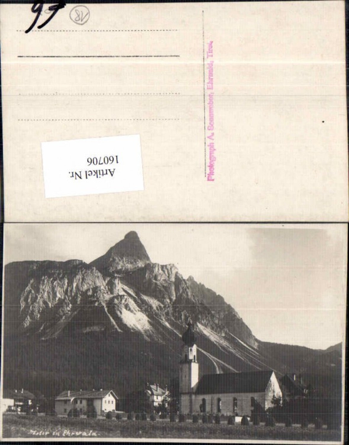 Alte Ansichtskarte – Old Postcard