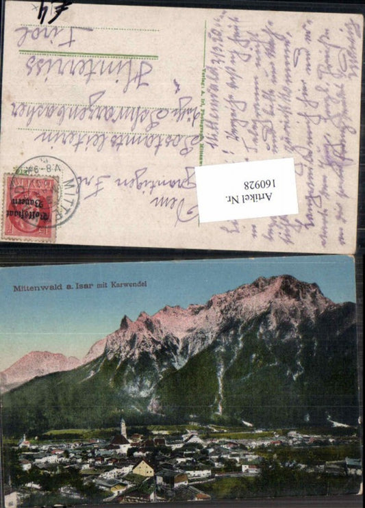 160928,Mittenwald in Bayern Isar Karwendel