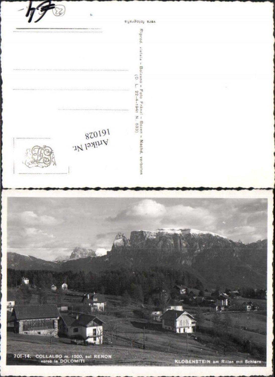 Alte Ansichtskarte – Old Postcard