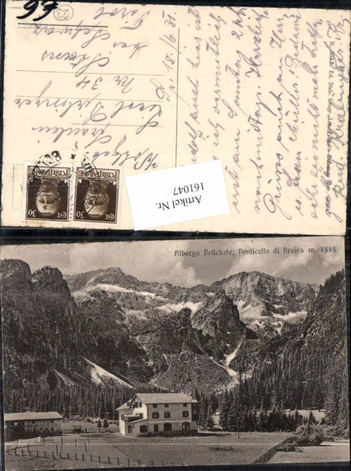 Alte Ansichtskarte – Old Postcard