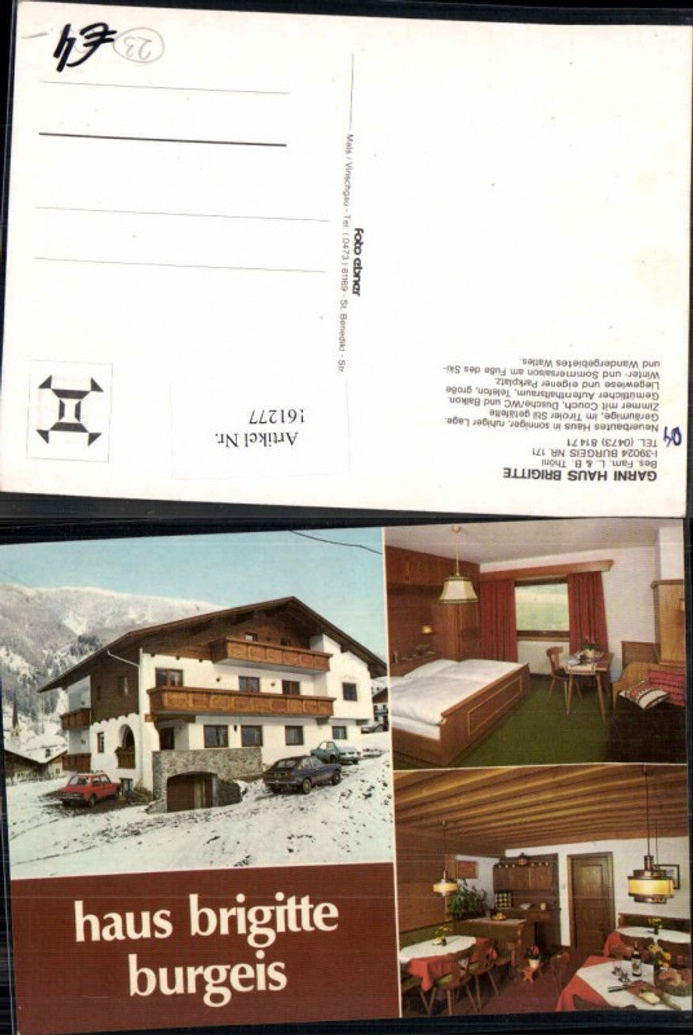 161277,Trentino Pension Brigitte Burgeis
