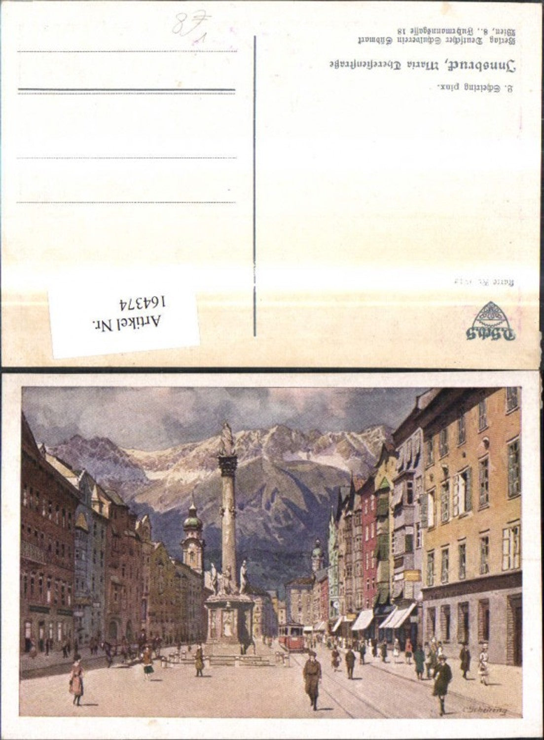 164374,Dt Schulverein 1712 Innsbruck Maria Theresienstrasse
