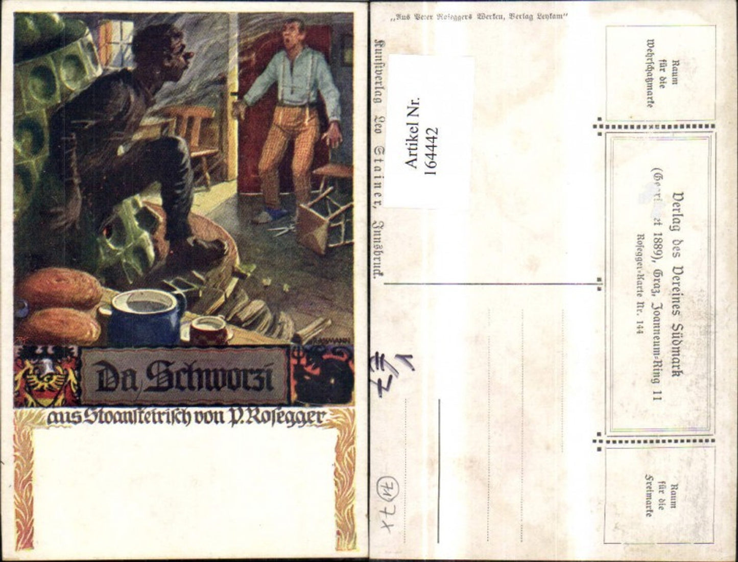164442,Verein Südmark 144 Da Schwarzi Peter Hofegger