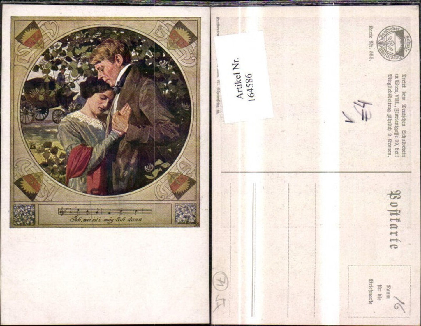 164586,Dt Schulverein 555 Dt Lieder Ach wie ists möglich denn Frau Mann