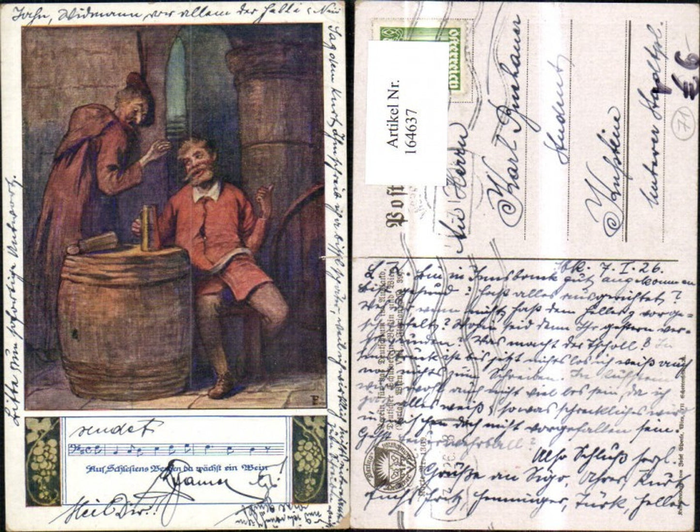 164637,Dt Schulverein 1369 Männer Weinfass Bierkrug