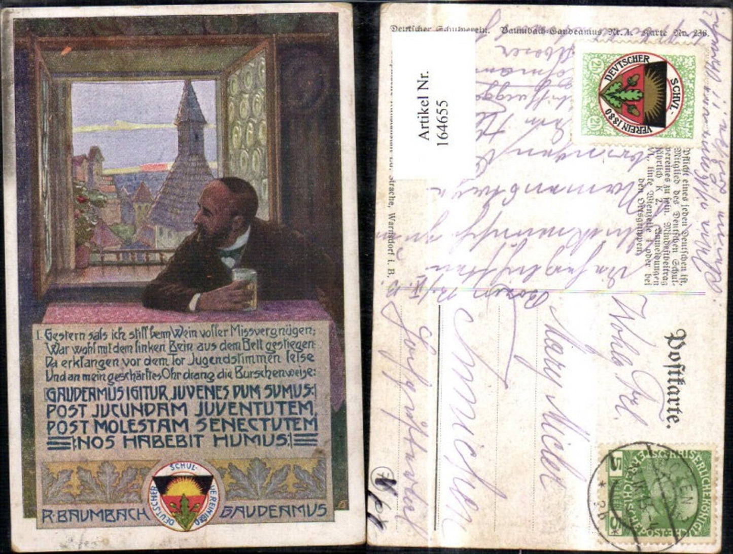 164655,Dt Schulverein 236 R. Baumbach Gaudeamus