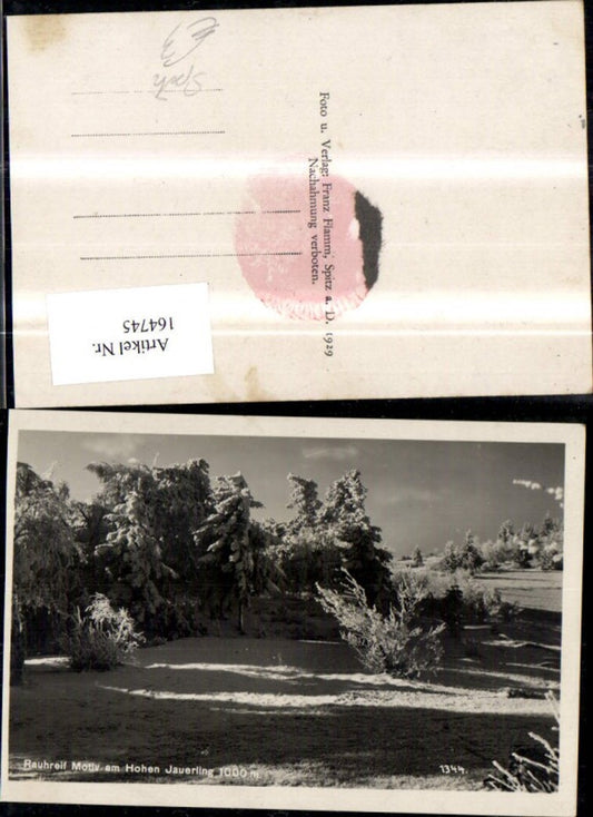 164745,Rauhreif a. Hohen Jauerling b. Spitz a. d. Donau