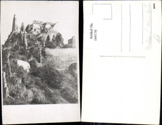 164770,Weißenkirchen a. d. Donau Wachau Foto Ak Ruine