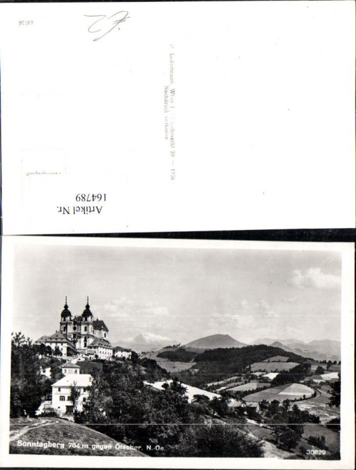 164789,Sonntagberg Kirche geg. Ötscher Rosenau Kematen