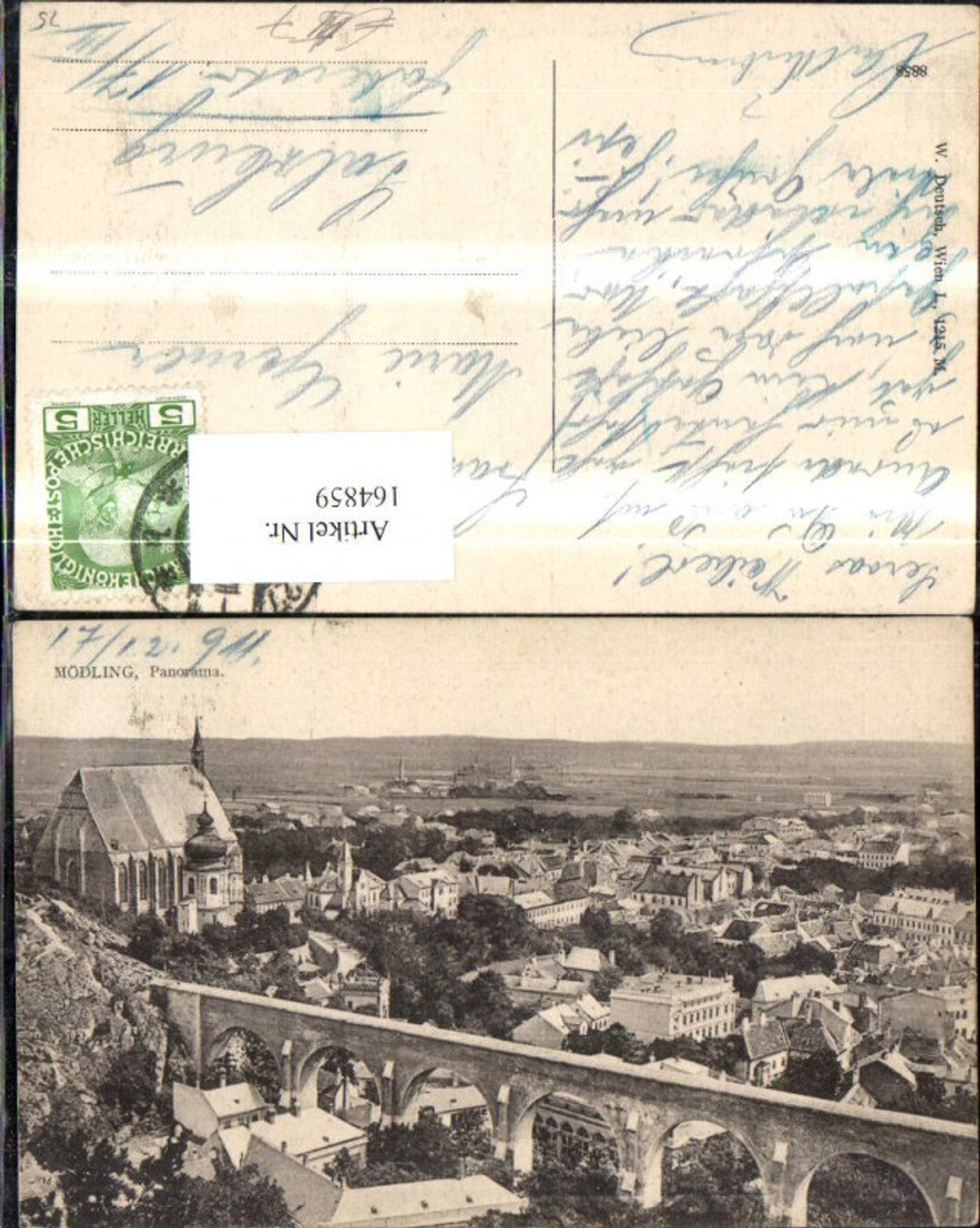 164859,Mödling Panorama 1911
