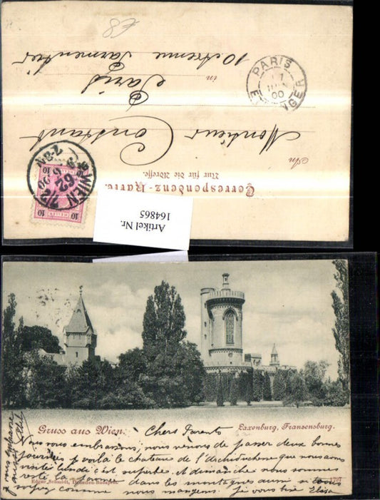 164865,Laxenburg Franzensburg b. Wien 1900