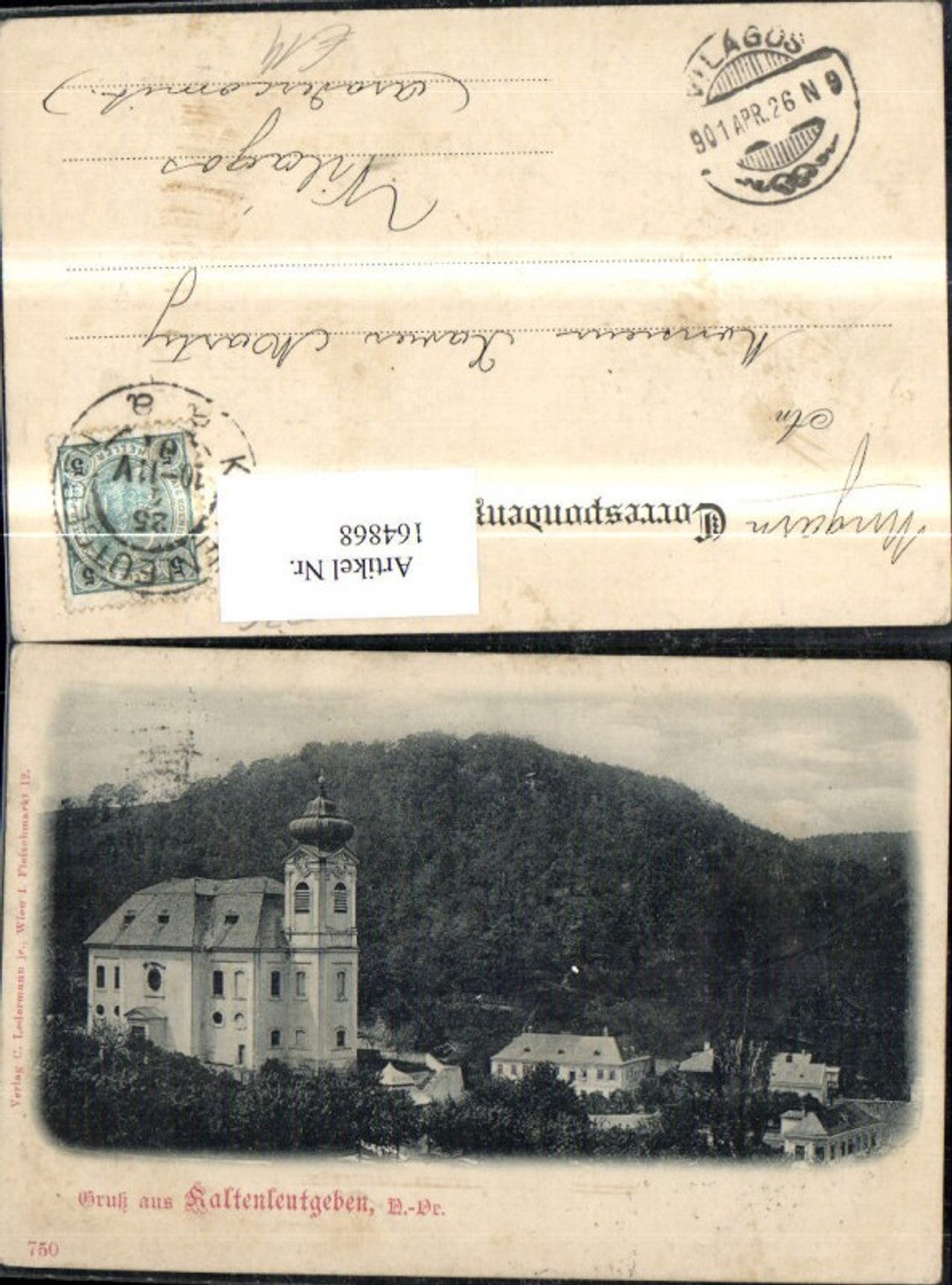 164868,Kaltenleutgeben bei Wien 1926