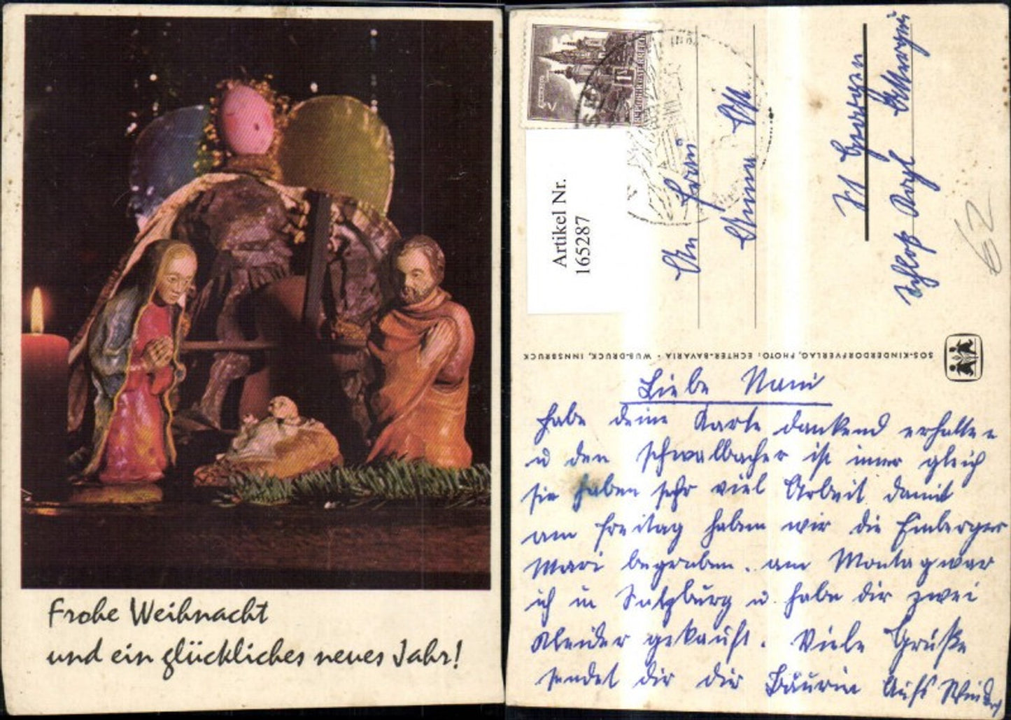 165287, SOS Children's Village Merry Christmas and a Happy New Year Nativity Scene