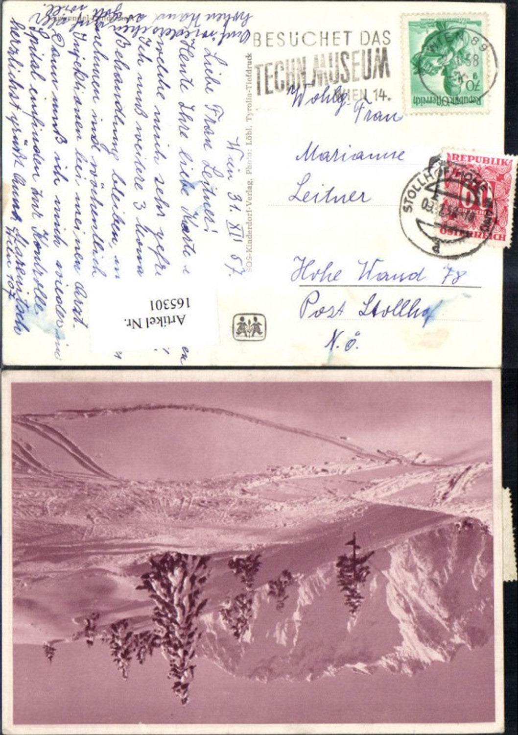 165301,SOS Kinderdorf Karwendel Landschaft Winterlandschaft