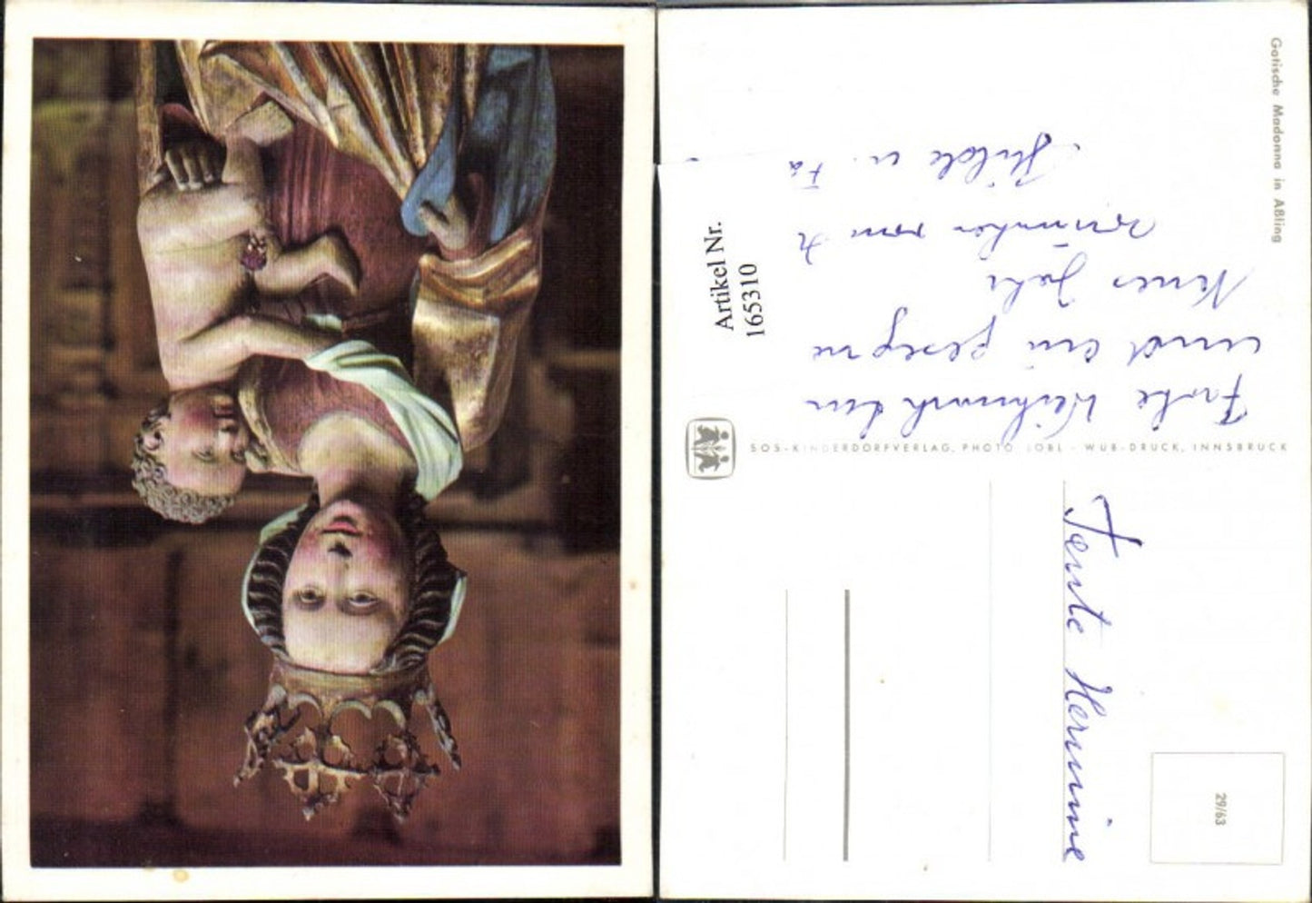 165310, SOS Children's Village 29/63 Gothic Madonna in Aßling