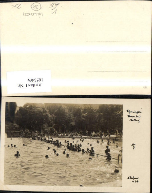 165346, Dr. Defner W 26 Warmbad Villach Swimming pool with persons