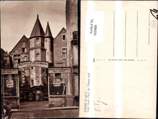 165400,Tours Vieil Hotel Place du Chateau neuf