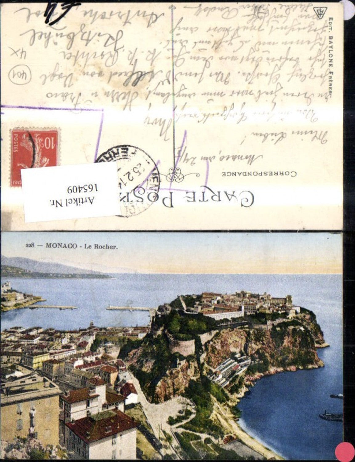 165409,Monaco Le Rocher Hafen