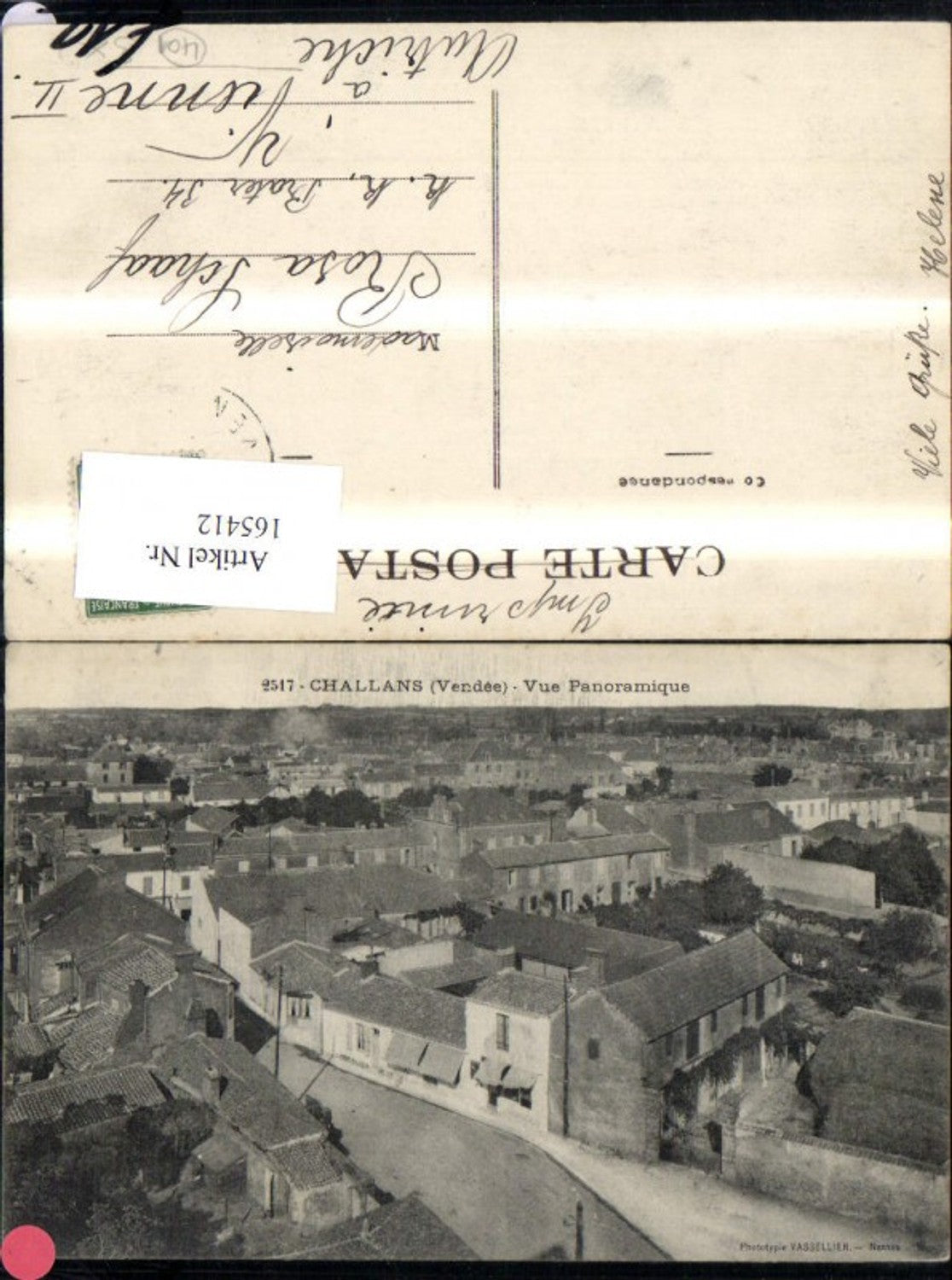 165412,Challans Vendee Vue Panoramique