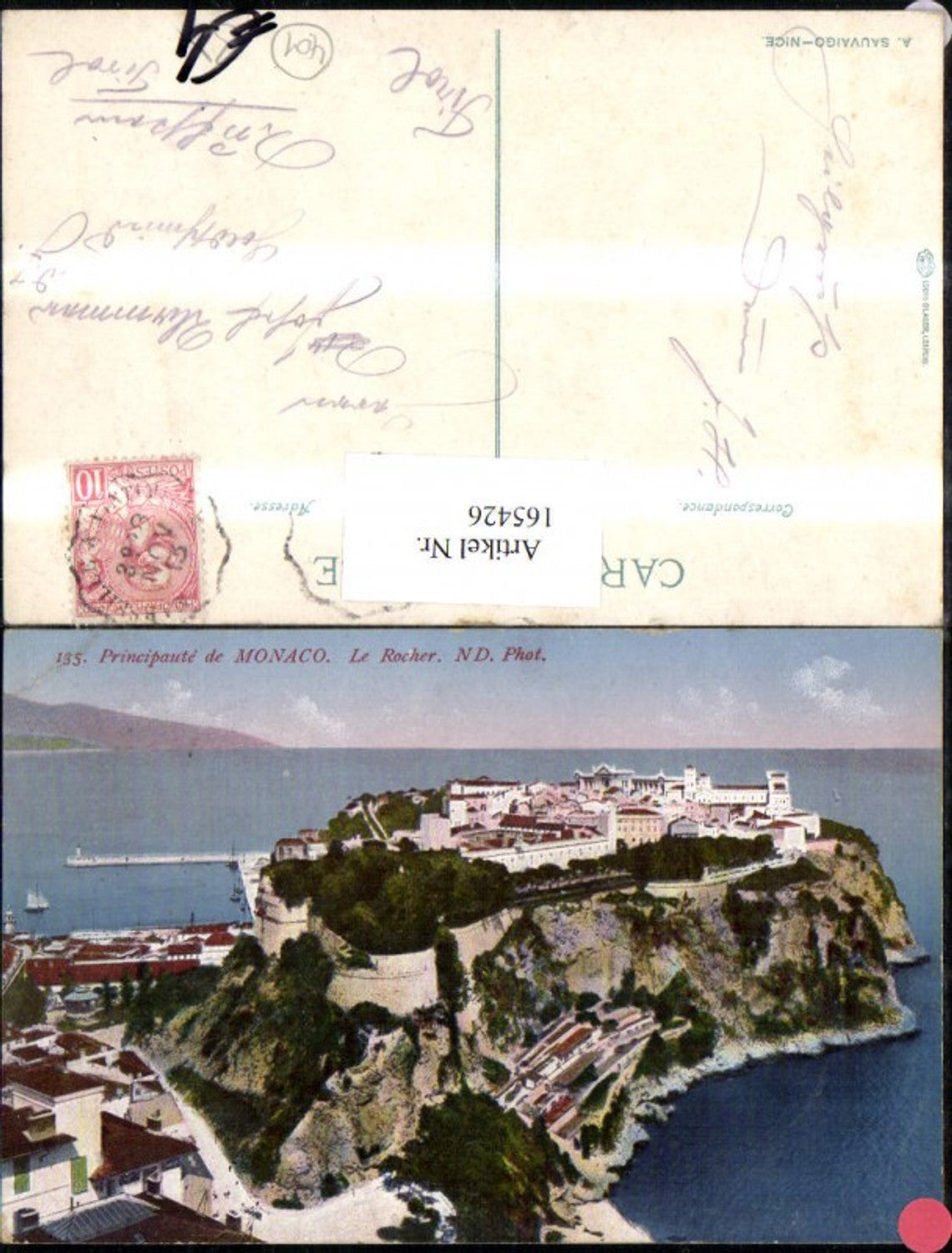 165426,Principaute de Monaco Le Rocher Hafen