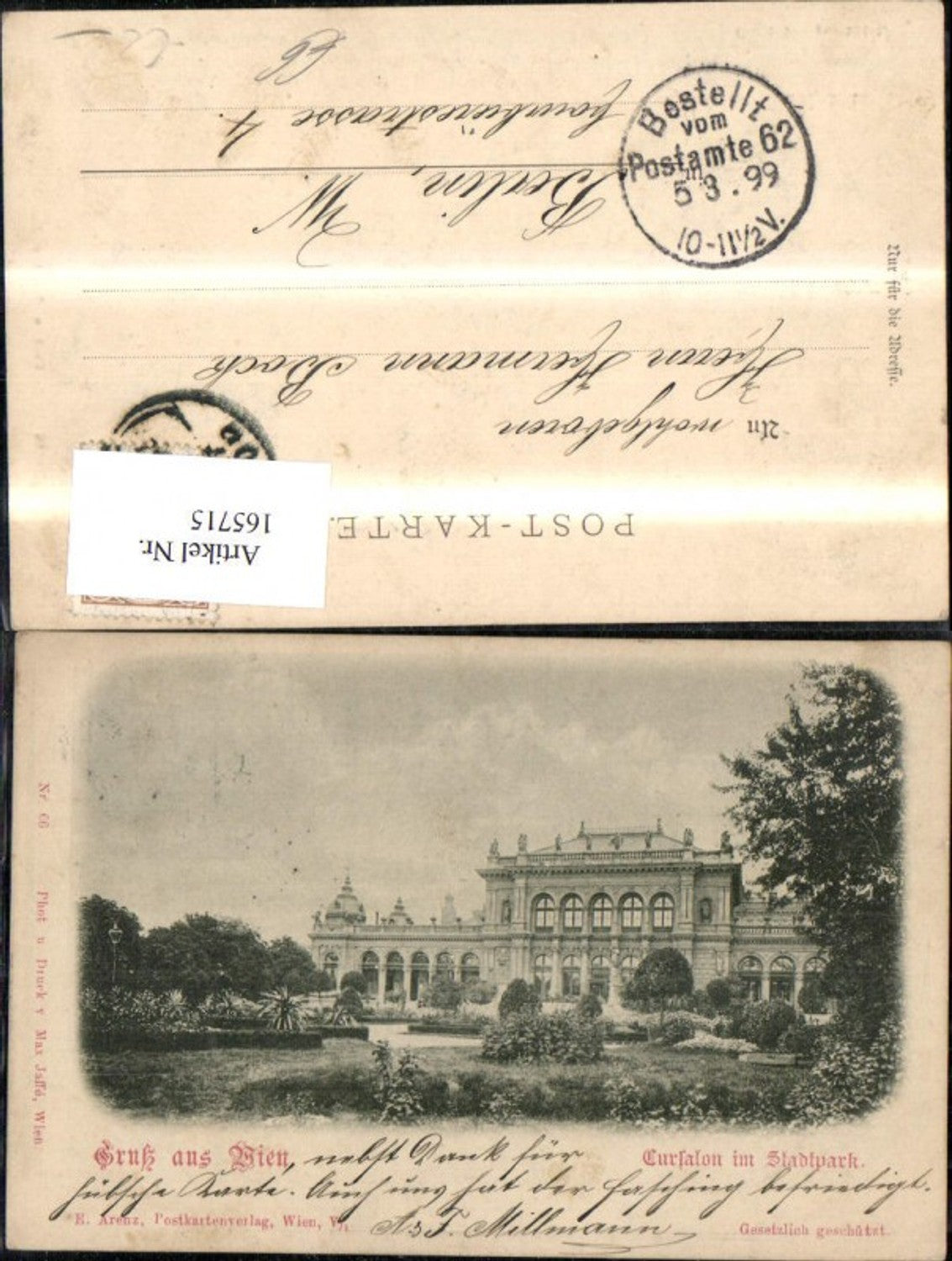Alte Ansichtskarte – Old Postcard