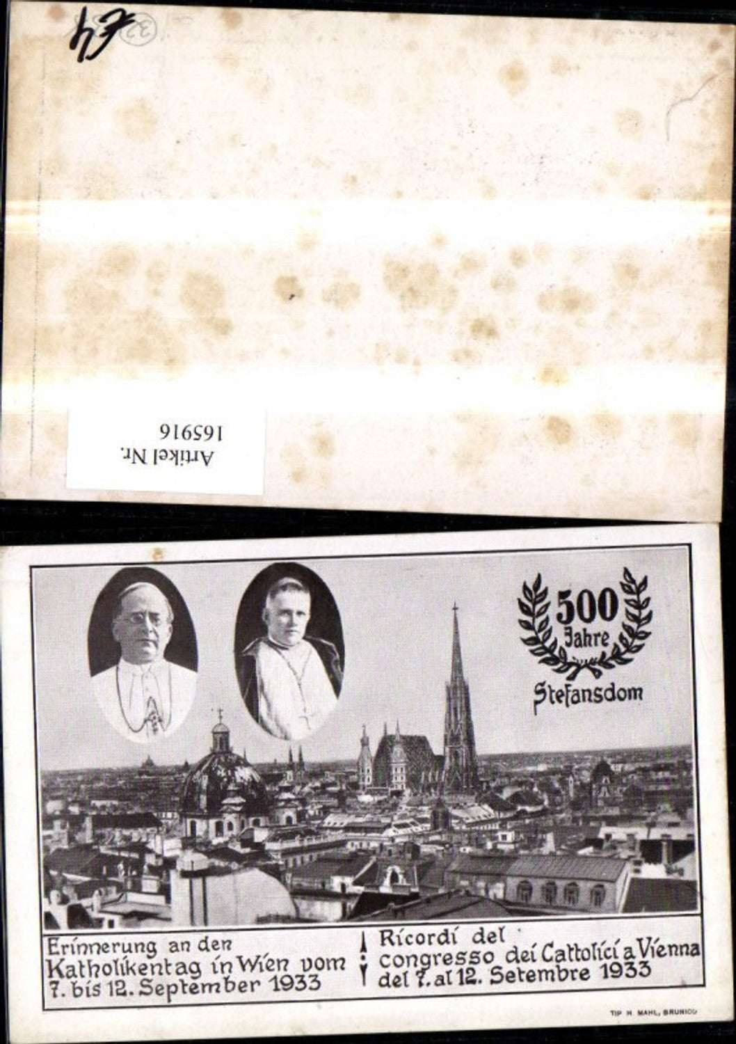 Alte Ansichtskarte – Old Postcard