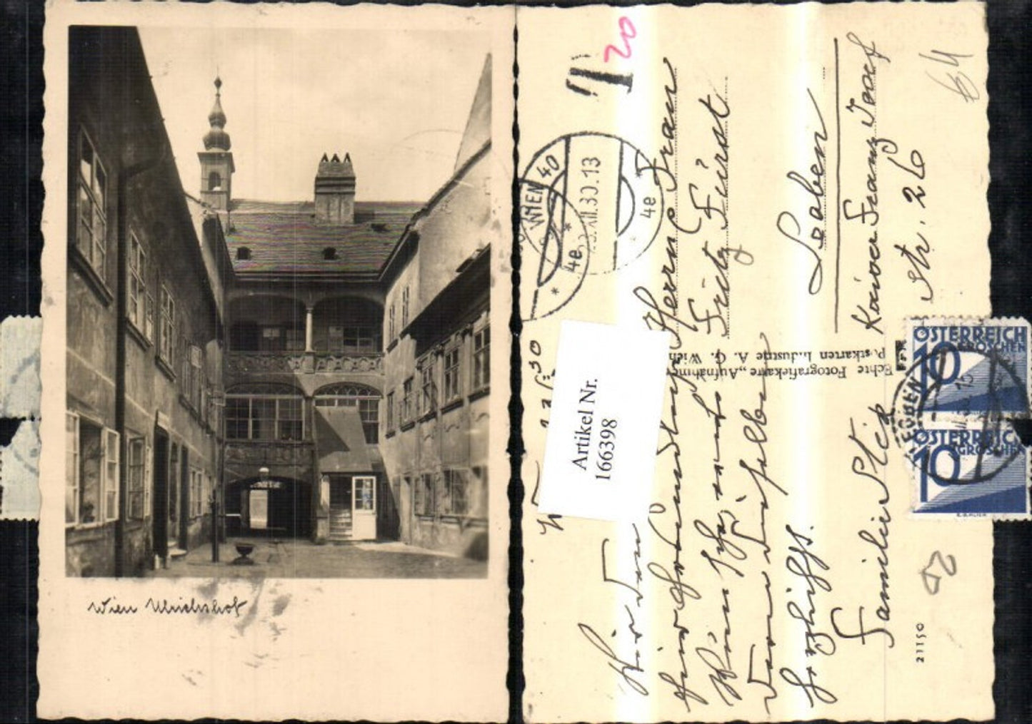 Alte Ansichtskarte – Old Postcard