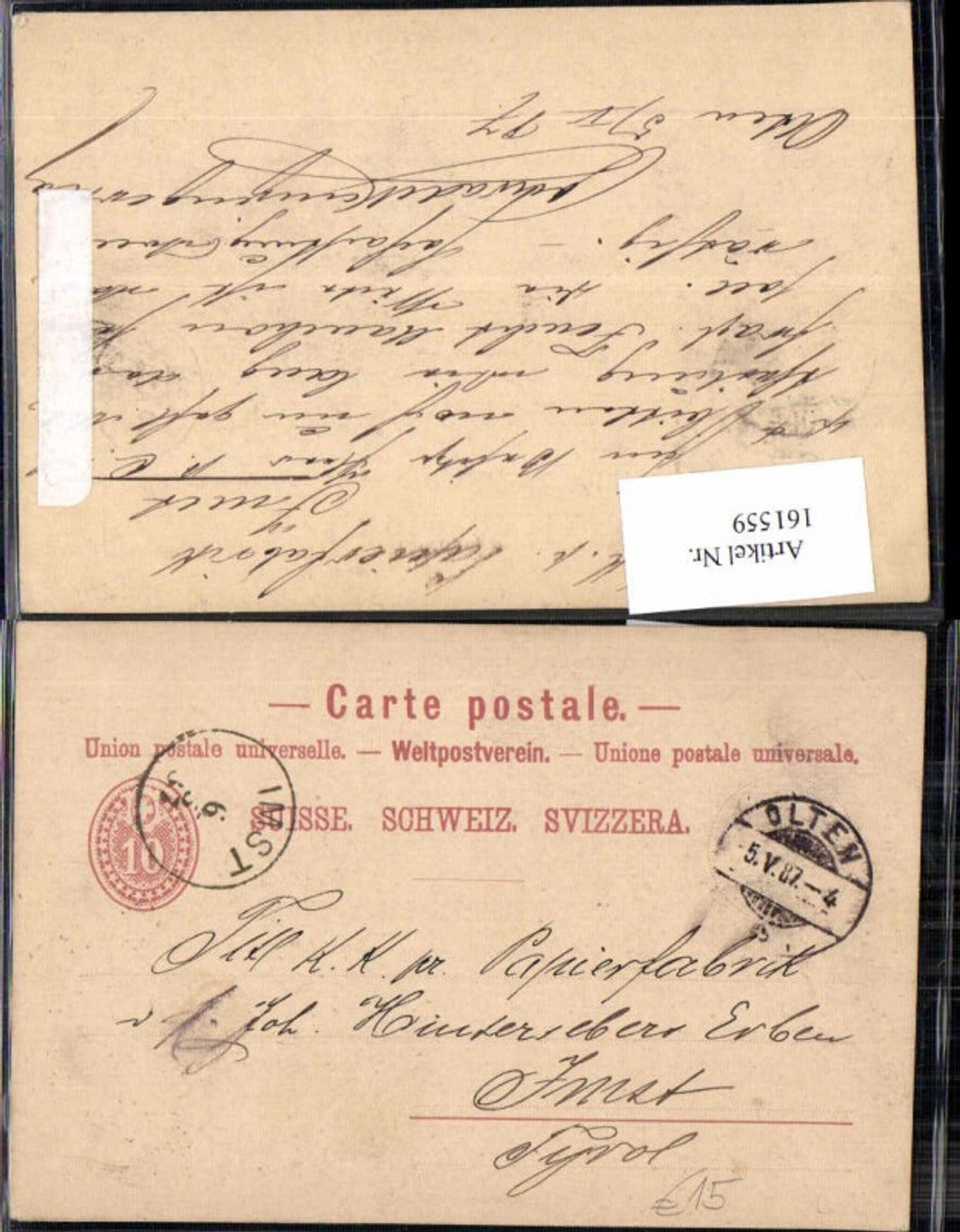 Alte Ansichtskarte – Old Postcard