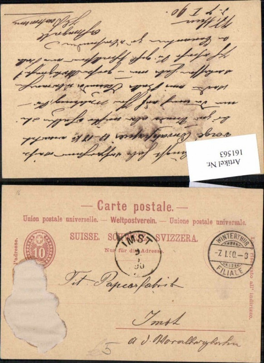 Alte Ansichtskarte – Old Postcard