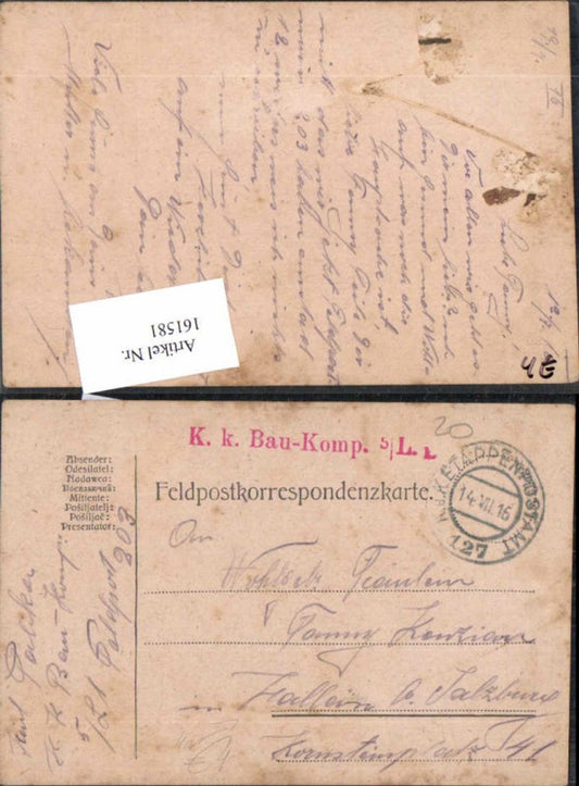Alte Ansichtskarte – Old Postcard