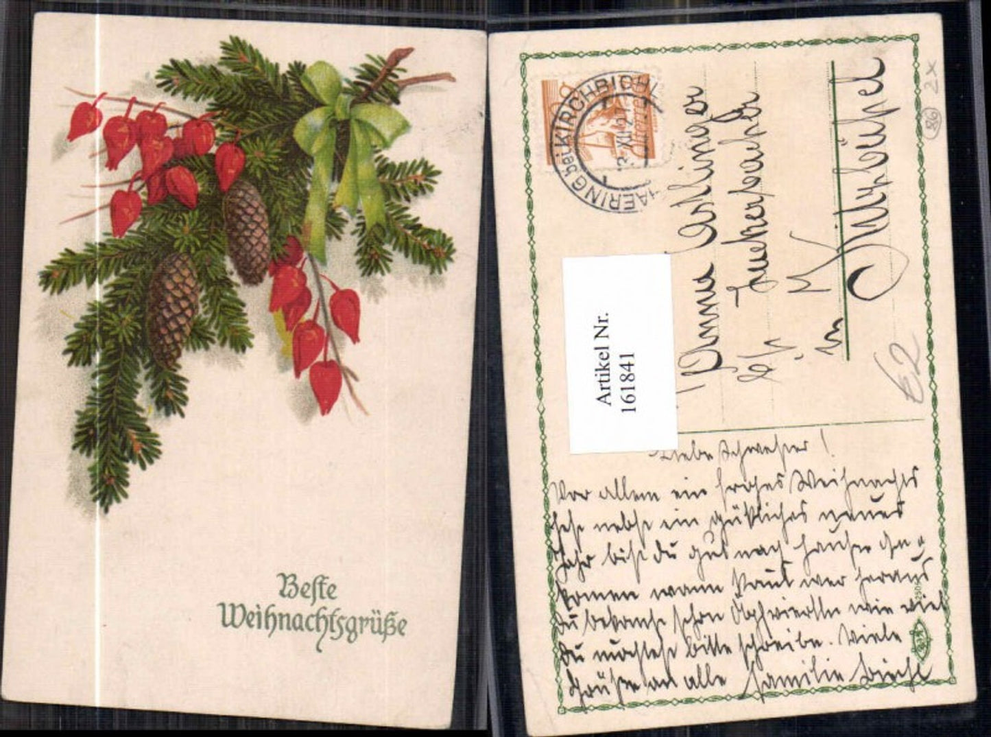 161841, Christmas fir branches pine cones