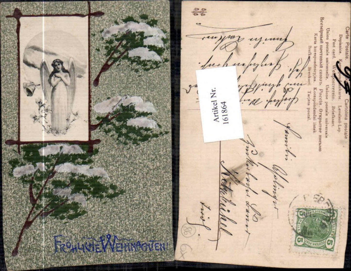 161864, Christmas Angel Branch