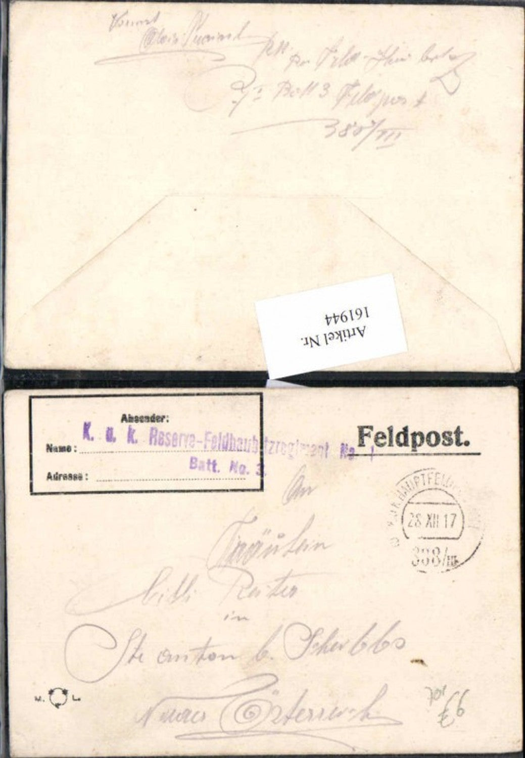 Alte Ansichtskarte – Old Postcard